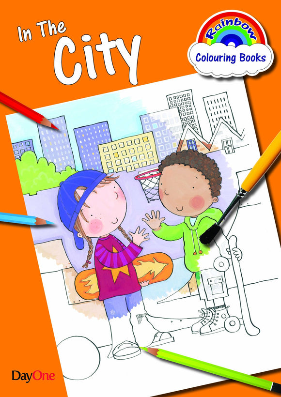 In the City Coloring Book