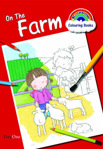 On the Farm Coloring Book